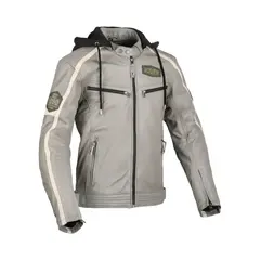 Difi Detroit 2 Grå Skinnjakke 