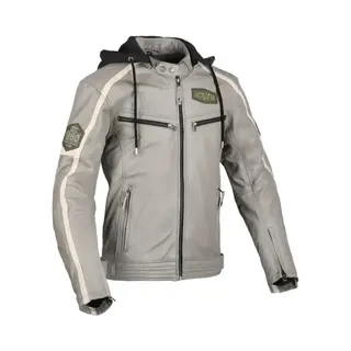 Difi Detroit 2 Grå Skinnjakke