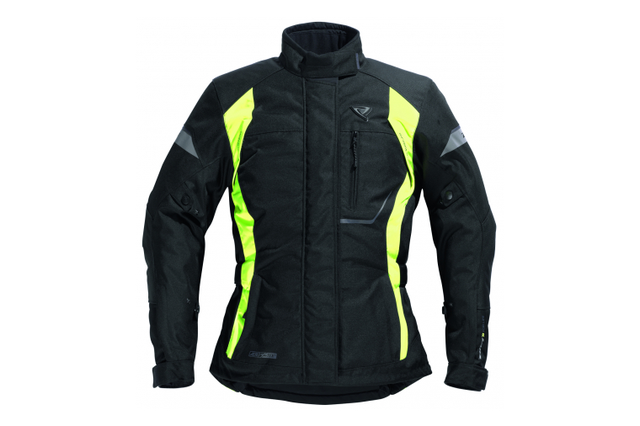 Difi Nexia MC-Jakke Svart/Gul Dame 