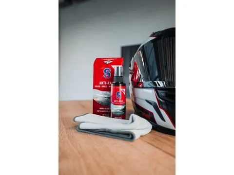 S100 Anti-Rain (Flaske 100 ml og klut) Anti-Rain til visir, 