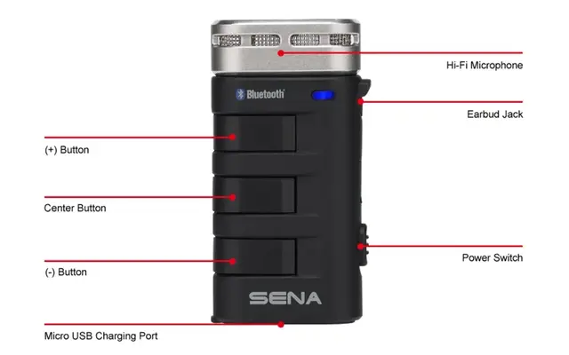 Sena BT10 Bluetooth Mic og Intercom 