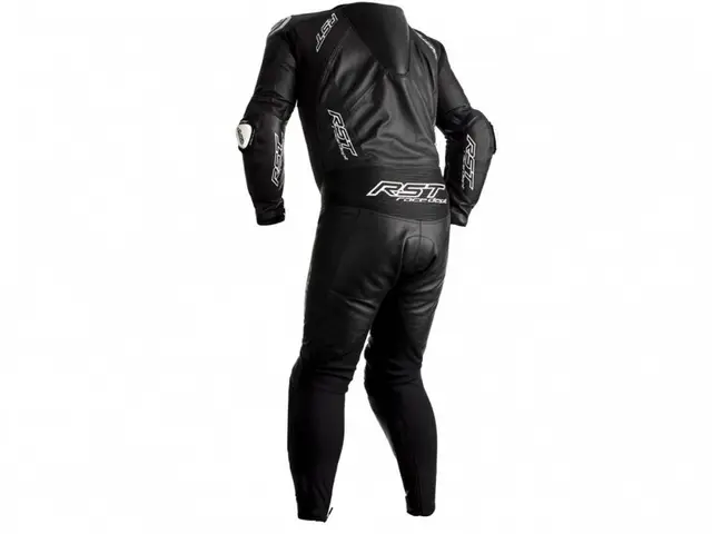 RST Race Dept V4.1 Airbag CE Race Suit Leather Black Str. XL 