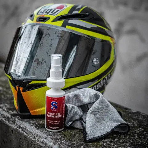 S100 Visor &amp; Helmet Cleaner - With Microfibre Cloth