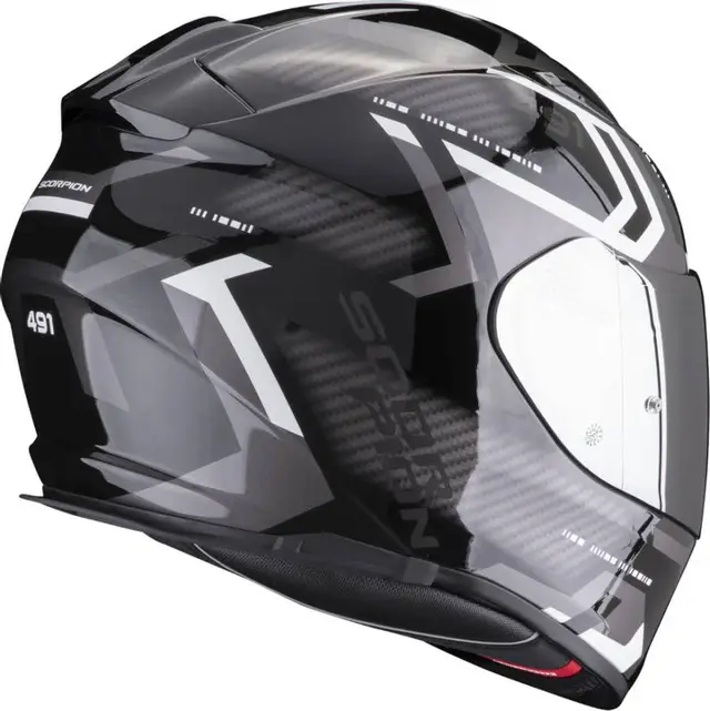 Scorpion EXO-491 Spin Svart/Hvit 