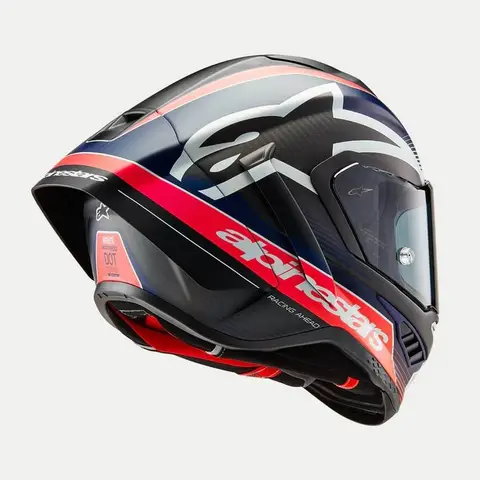 Alpinestars Supertech R-10 Helhjelm TEAM Svart/Rød/Blå