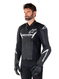 Alpinestars Faster Skinnjakke v3   Hvit