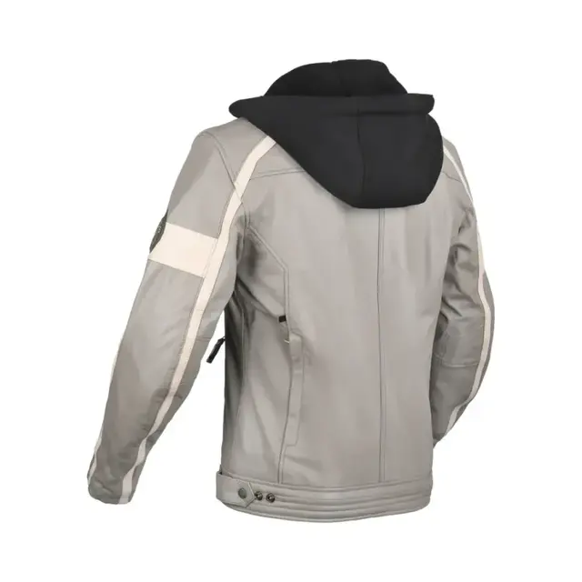 Difi Detroit 2 Grå Skinnjakke 