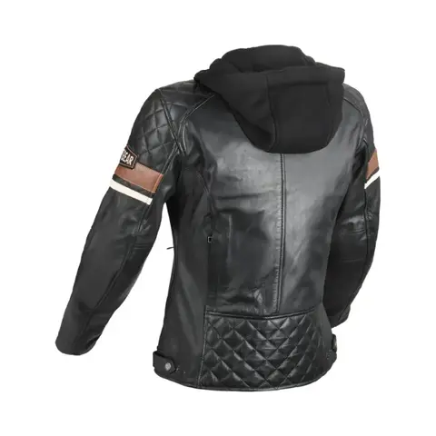 DIFI Jolene 2 Svart/Brun Skinn Damejakke