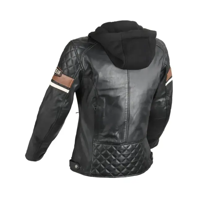 DIFI Jolene 2 Svart/Brun Skinn Damejakke 