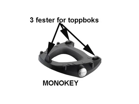 Givi M5 Monokey Topplate Monorack topplate for Monokey 
