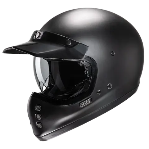 HJC V60 Svart Matt Retro L Kjempefin klassisk retrohjelm fra HJC 