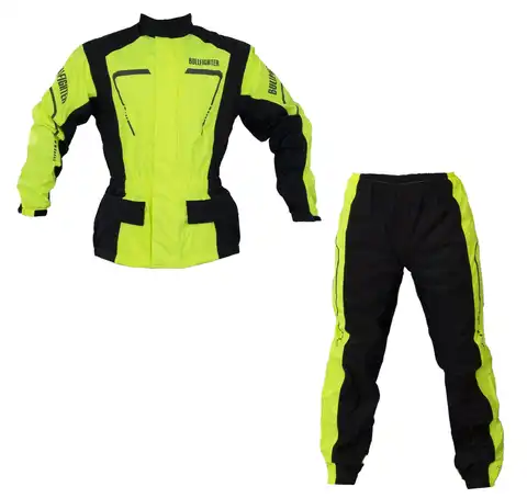 Bullfighter 2-Delt Regndress Svart/Gul