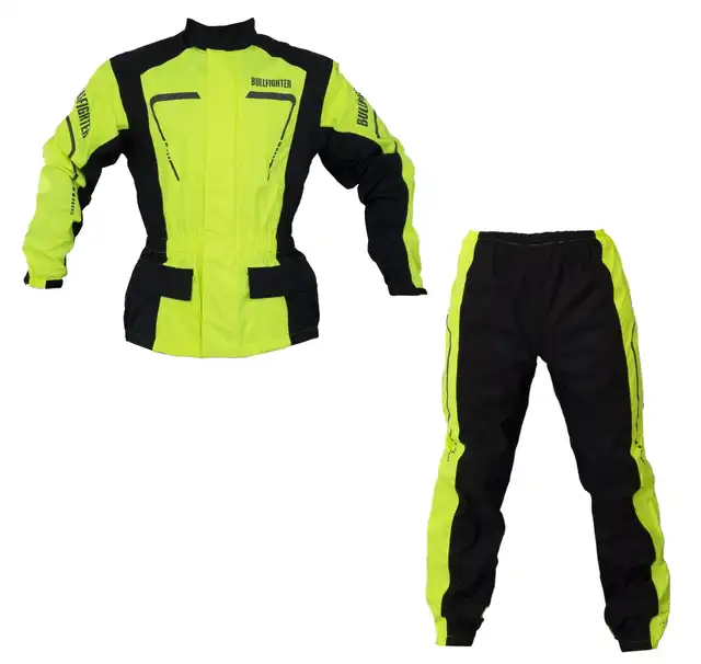Bullfighter 2-Delt Regndress Svart/Gul 