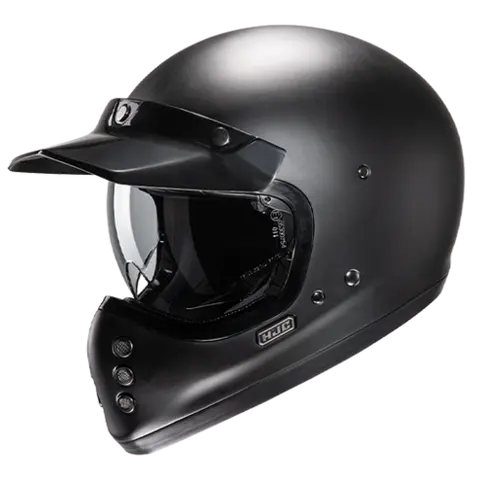 HJC V60 Svart Matt Retro Kjempefin klassisk retrohjelm fra HJC 