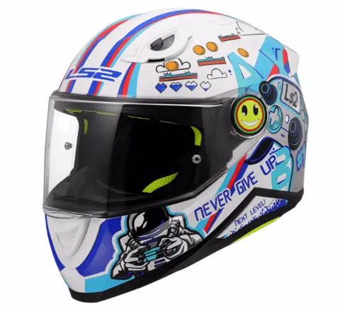 LS2 Barnehjelm FF812 Kid Next Level Hvit 