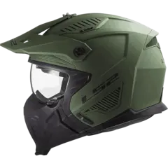LS2 Halvhjelm OF606 Drifter Solid Matt Militær Grønn