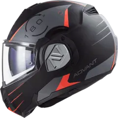 LS2 Åpningshjelm FF906 Advant Codex Svart Titanium