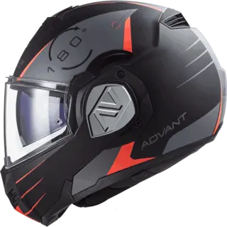 LS2 Åpningshjelm FF906 Advant Codex Svart Titanium