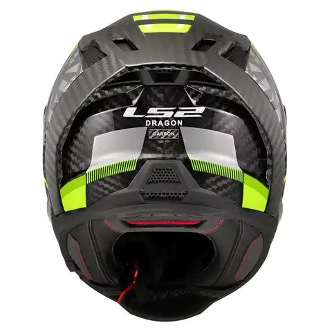 LS2 MC-Hjelm FF807 Dragon Trax Svart/Gul