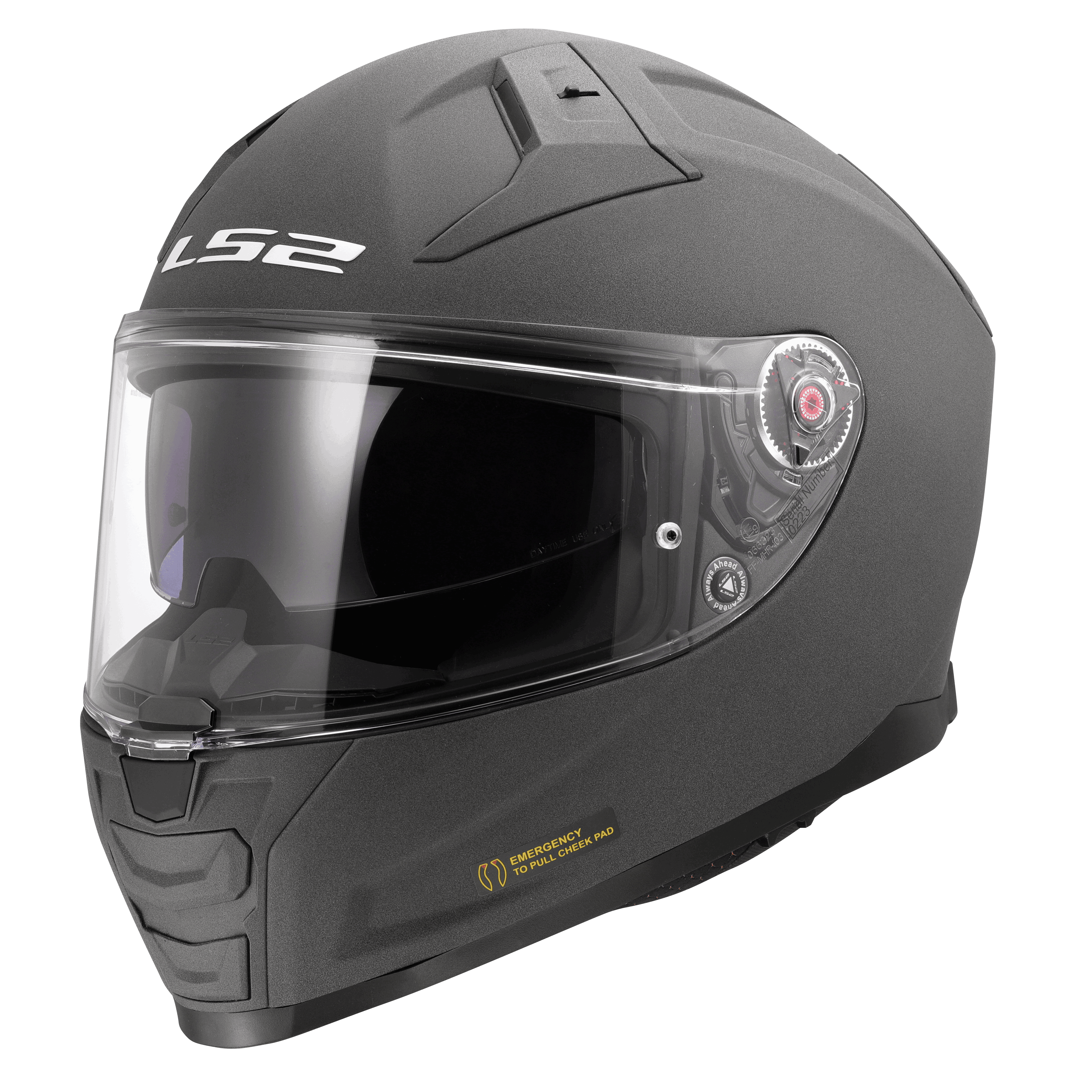 LS2 MC-Hjelm FF811 Vector II Concrete/Grå 