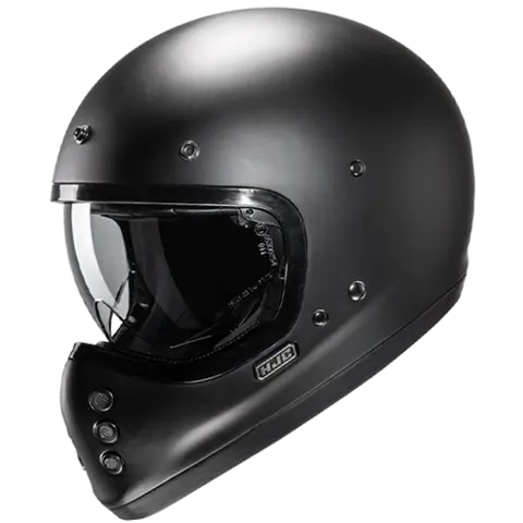 HJC V60 Svart Matt Retro L Kjempefin klassisk retrohjelm fra HJC 