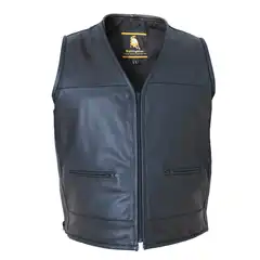 Bullfighter Buffalo Skinnvest V-cut Svart Svart