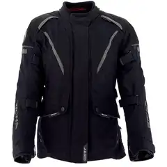 Richa Cyclone Dame MC-Jakke Svart