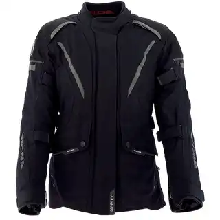 Richa Cyclone Dame MC-Jakke Svart