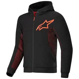 Alpinestars Chrome Air V2 MC-Hoodie Svart/Oransje
