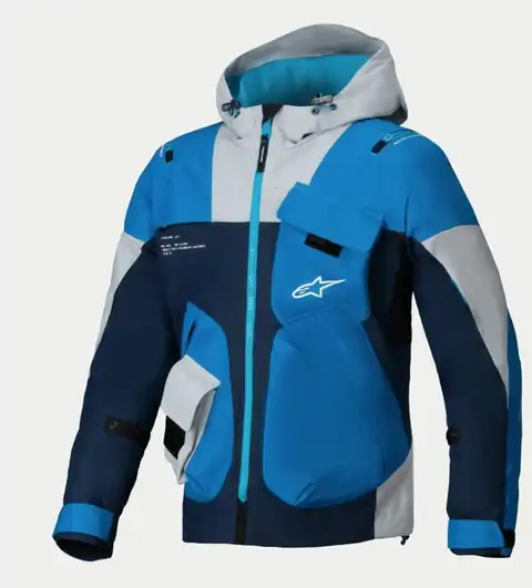 Alpinestars Mogress Air MC-Jakke Blå/Sand