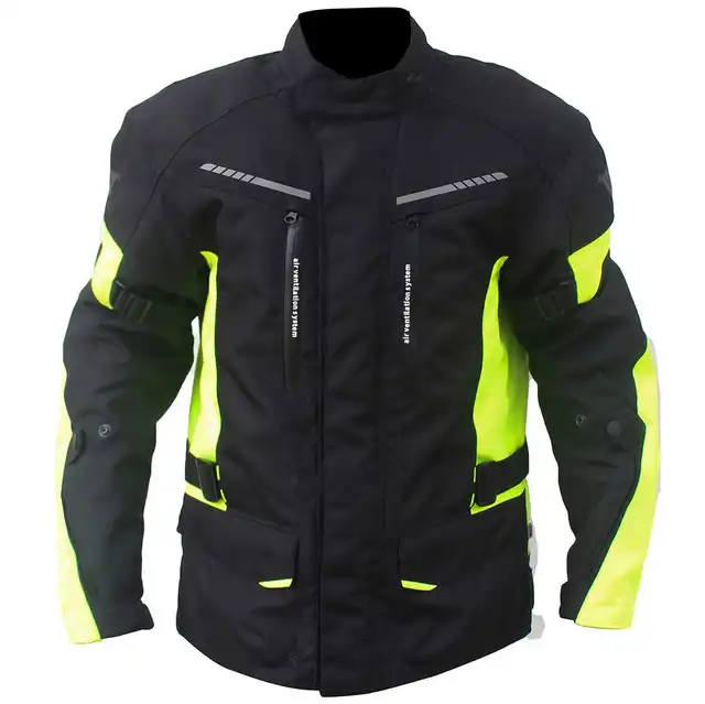 Bullfighter Nordic MC-Jakke Svart/Gul 