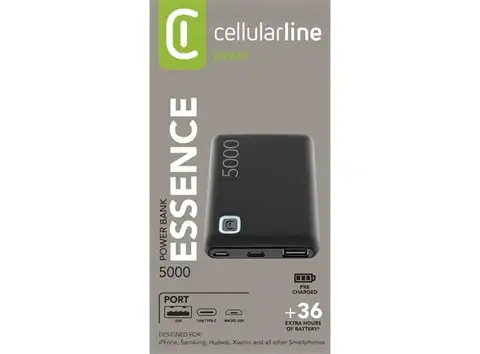 Cellularline Power Bank Essence 5000 mAh 