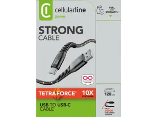 Cellularline Tetra Force Strong Cable 120cm - USB-C