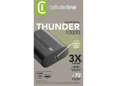 Cellularline Power Bank Thunder 10.000 mAh
