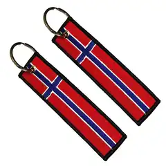 Nøkkelring Norsk Flagg 