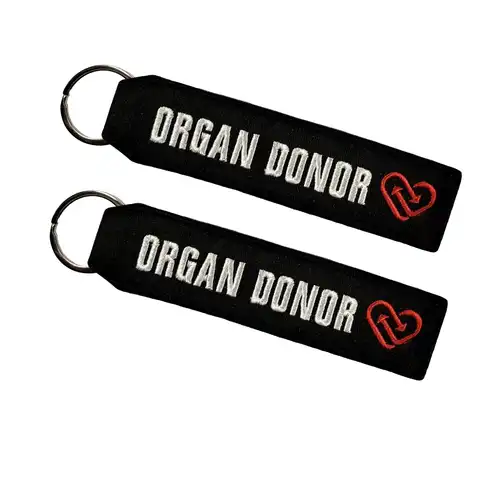 Nøkkelring Organ Donor Svart