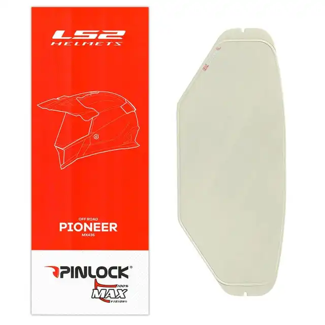 LS2 Pinlock MX436 Pioneer Klart 