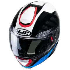 HJC RPHA 91 Rafino Sort/Hvit/Lyseblå HJC sin mest avanserte Åpningshjelmer