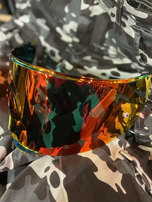 LS2 Visir FF353/FF800 Rapid/Storm Rødt Sølv/Rødt Speil 