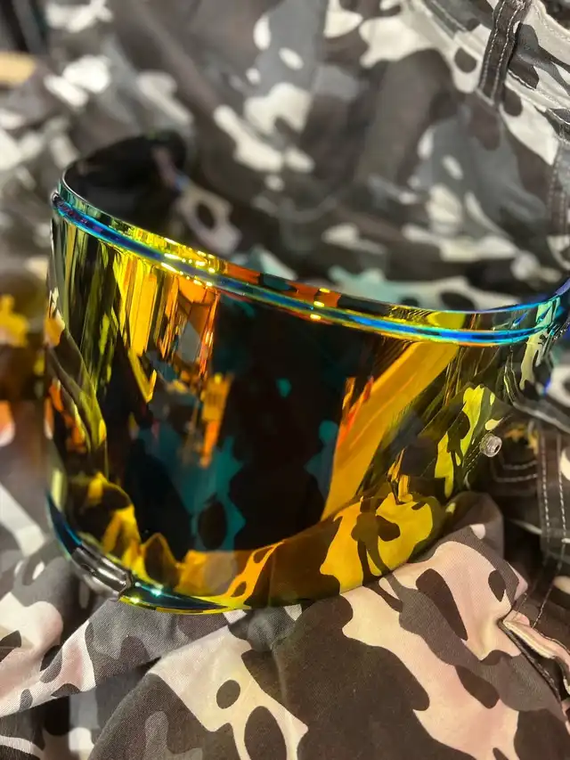 LS2 Visir FF327 Challenger Rødt Sølv/Rødt Speil 