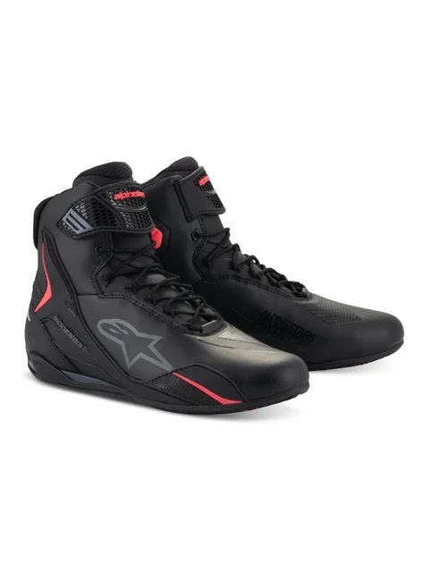 Alpinestars MC-Sko Faster 4 Svart/Rosa 