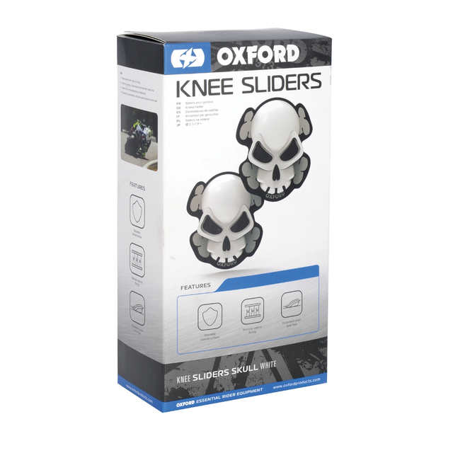 Knee Slider Skull Hvit 