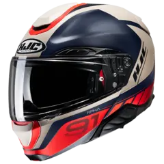 HJC RPHA 91 Rafino Rød/Hvit/Sort HJC sin mest avanserte Åpningshjelmer