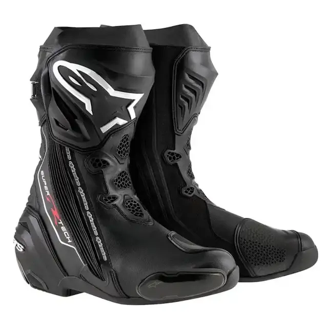 Alpinestars Supertech R MC-Støvel Svart 47 