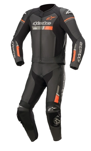 Alpinestars Skinndress GP Force ChaserV2 2-delt Svart/Rød str.54