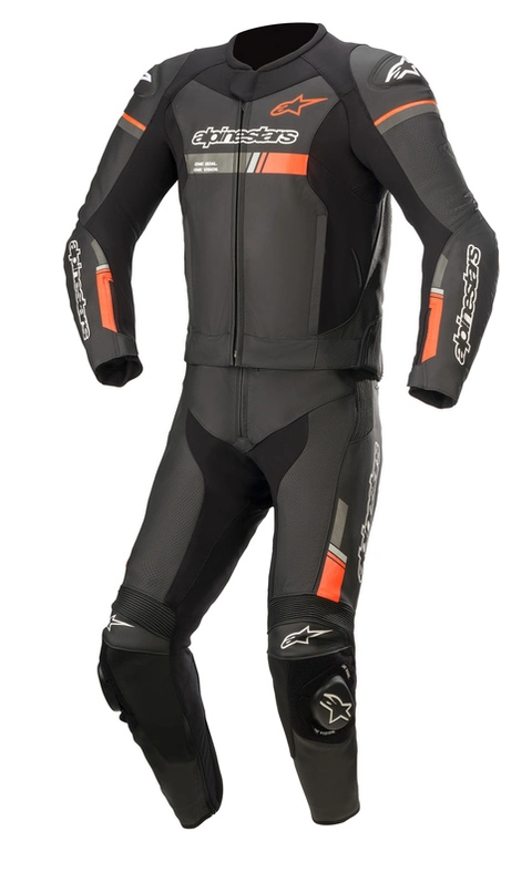 Alpinestars Skinndress GP Force ChaserV2 2-delt Svart/Rød str.54 