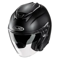 HJC I31 Sort Matt Kjempegod allrounder av en Halvhjelmer