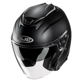 HJC I31 Sort Matt Kjempegod allrounder av en Halvhjelmer