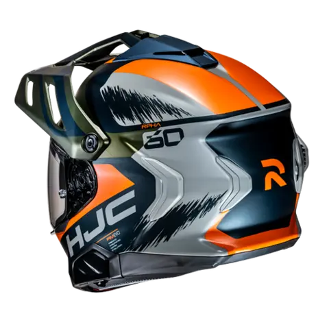 HJC RPHA 60 Quid Oransje/Blå/Grå Kanskje markedets beste adventurehjelm 