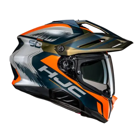 HJC RPHA 60 Quid Oransje/Blå/Grå Kanskje markedets beste adventurehjelm